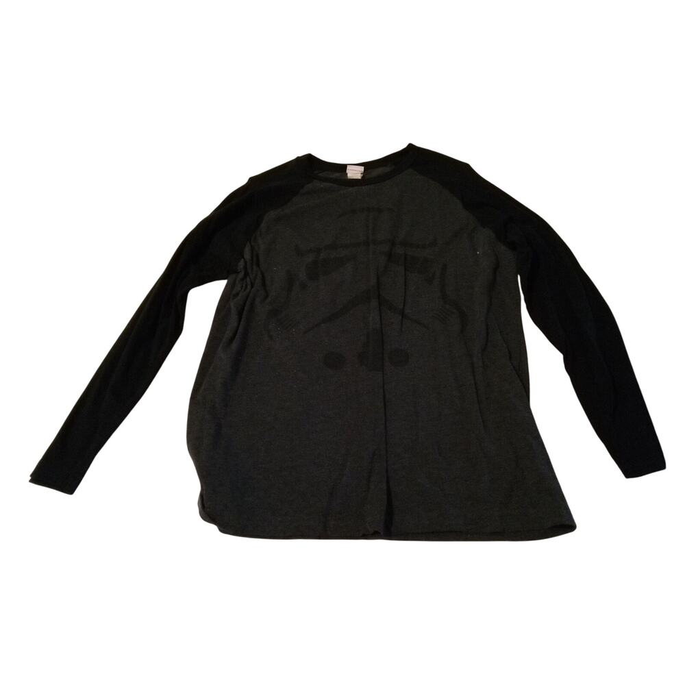 Star Wars Mens Size XL Gray And Black Stormtrooper Long Sleeve Shirt